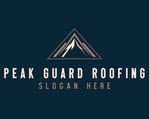 Mountain Triangle Peak logo design