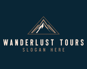 Mountain Triangle Peak logo design