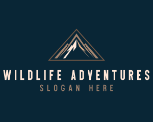 Mountain Triangle Peak logo design