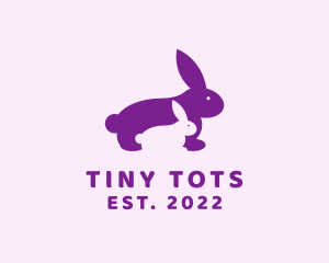 Baby - Rabbit Kit Baby logo design