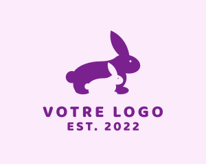 Rabbit - Rabbit Kit Baby logo design