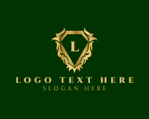 Victorian - Luxury Diamond Crest logo design