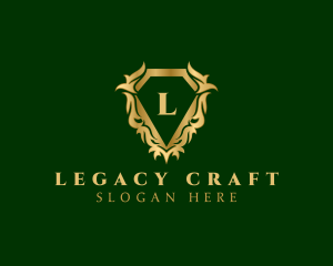 Heritage - Luxury Diamond Crest logo design