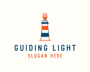 Fork Lighthouse Restaurant  logo design