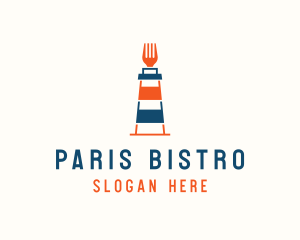 Fork Lighthouse Restaurant  logo design