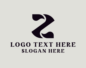 Boomerang - Modern Swoosh Letter Z logo design