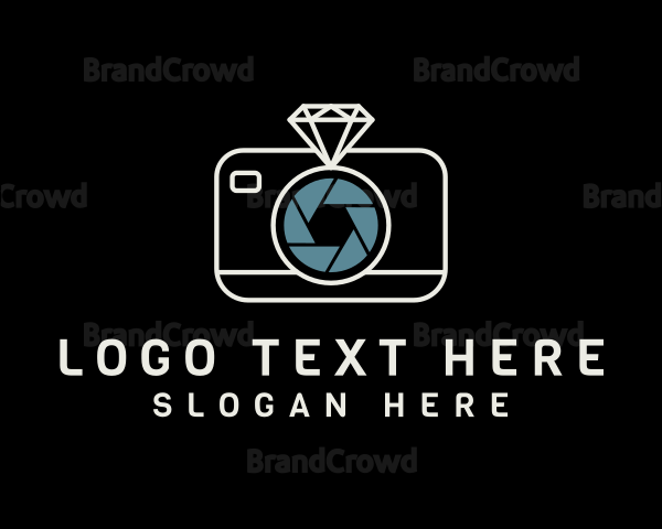 Diamond Camera Photography Logo