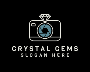 Diamond Camera Photography logo design