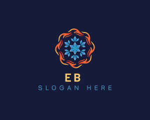 Snowflake Fire Temperature  Logo