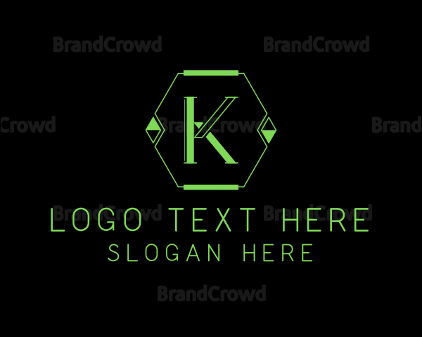 Tech Gaming Letter K Logo