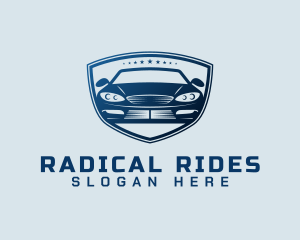 Sports Car Shield logo design