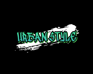 Urban - Urban Graffiti Paintbrush logo design