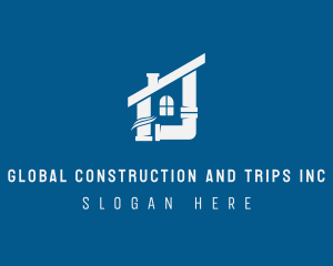 Home Renovation - Industrial Plumbing Handyman logo design