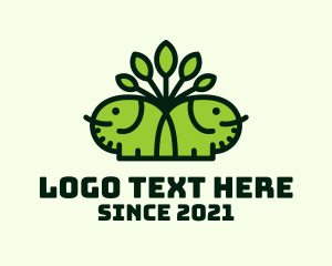 Tree - Organic Cute Elephant logo design