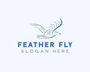 Flying Aviary Bird logo design