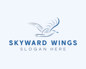 Flying - Flying Aviary Bird logo design