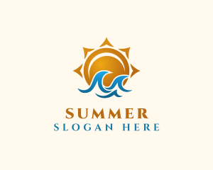 Summer Sea Resort logo design