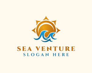 Summer Sea Resort logo design