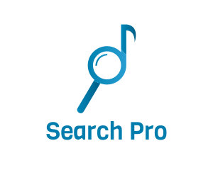 Search - Musical Note Search logo design