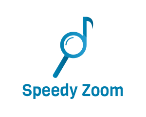 Zoom - Musical Note Search logo design