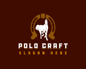 Polo - Horseshoe Stable Horse logo design