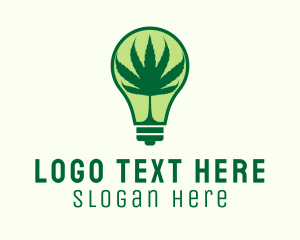 Cannabis Light Bulb  Logo