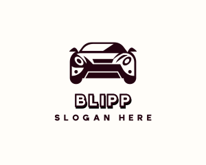 Racer - Car Rideshare Sedan logo design