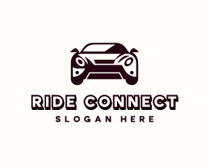 Rideshare - Car Rideshare Sedan logo design