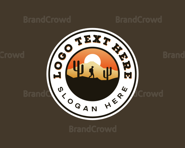 Outdoor Travel Hiking Logo