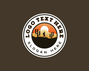 Desert - Outdoor Travel Hiking logo design