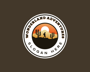 Outdoor Travel Hiking logo design