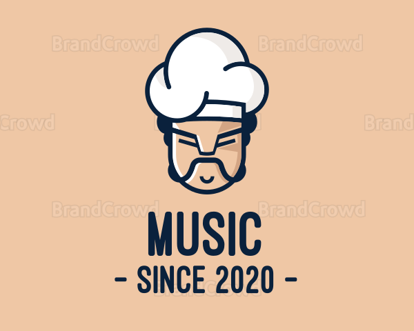 Angry Chef Face Logo