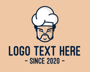 Asian - Angry Chef Face logo design