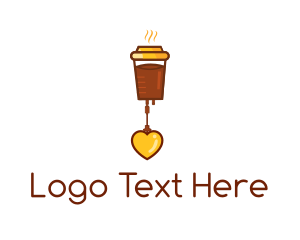 Beverage - Coffee IV Drip Heart logo design
