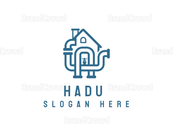 House Plumbing Handyman Logo