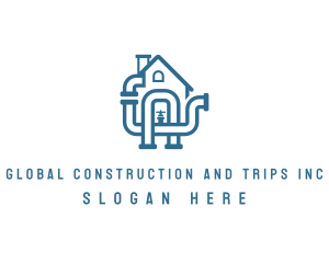 Home Renovation - House Plumbing Handyman logo design