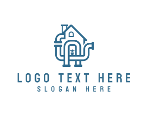House - House Plumbing Handyman logo design