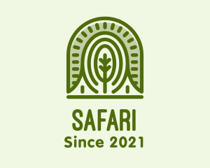 Botanical - Green Natural Tree Park logo design