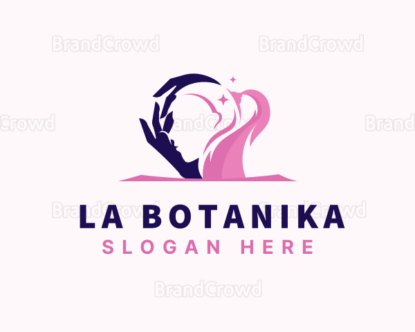 Woman Hair Salon Beauty Logo