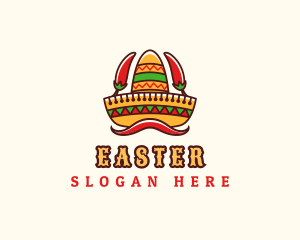 Mexican Sombrero Restaurant Logo