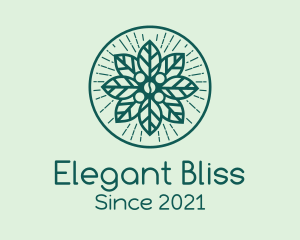 Pattern - Green Coffee Plant logo design