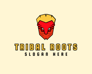 Tribal Mask Avatar logo design