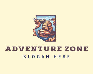 Arizona Canyon Mountain logo design