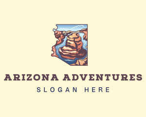 Arizona - Arizona Canyon Mountain logo design