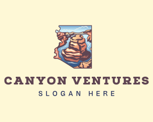 Canyon - Arizona Canyon Mountain logo design