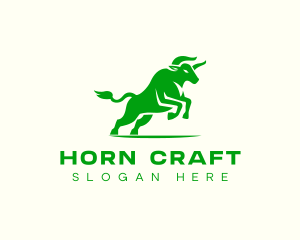 Strong Bull Horn logo design