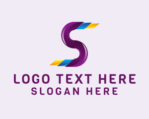 Telco - Software Company Letter S logo design