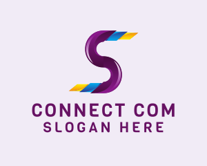 Telecommunications - Software Company Letter S logo design