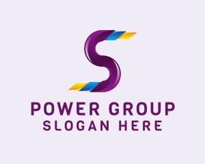 Power Cable - Software Company Letter S logo design