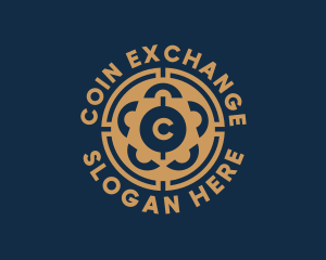 Currency - Digital Blockchain Currency logo design